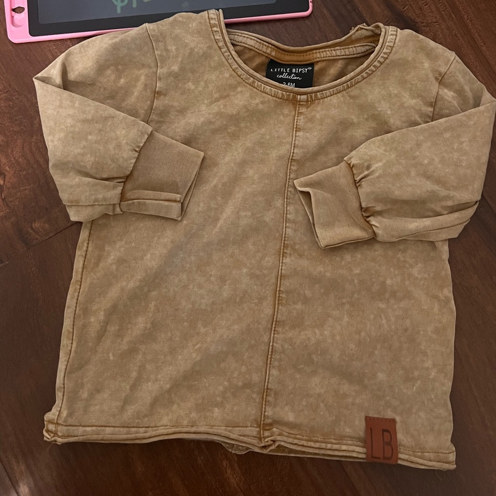 Little boost long sleeve acid washed